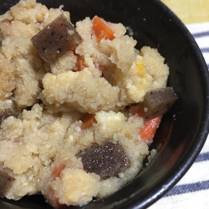 【食物繊維たっぷり】ふわふわ甘〜い♡おからの卵とじ